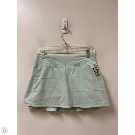 Athletic Skort By Lululemon In Green, Size: 4