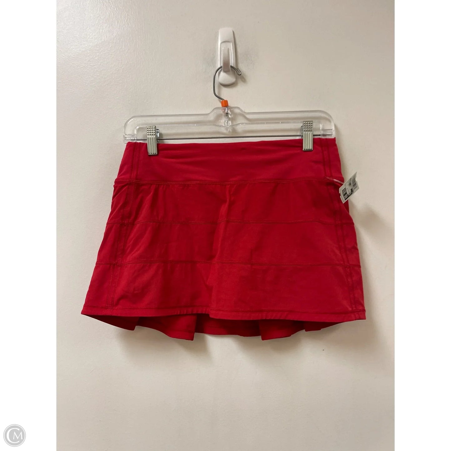 Athletic Skort By Lululemon In Red, Size: 4