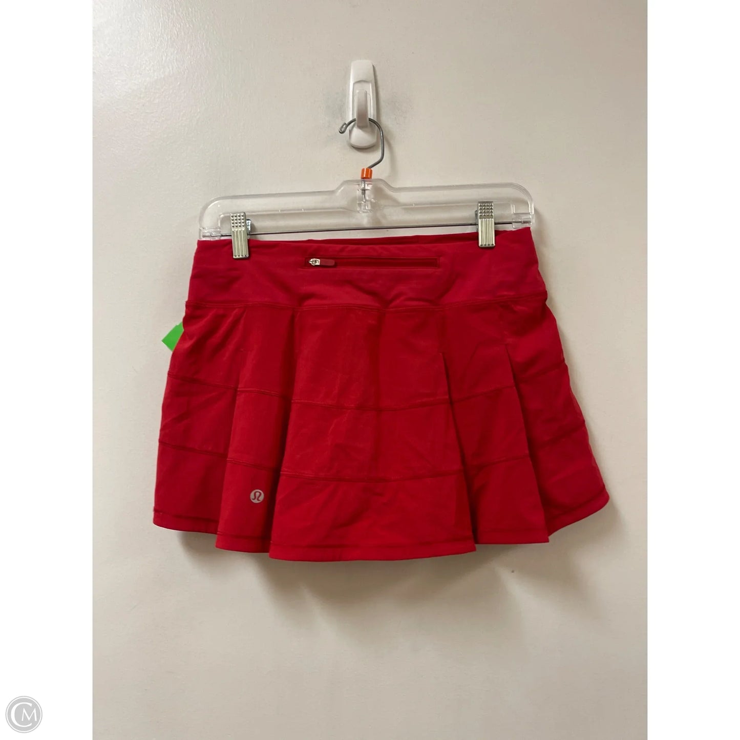 Athletic Skort By Lululemon In Red, Size: 4