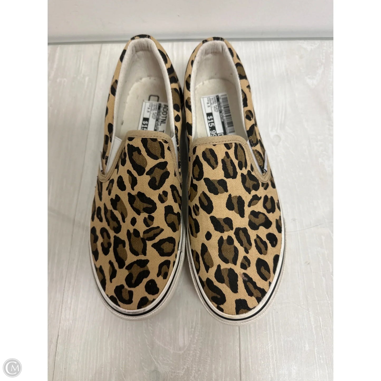 Shoes Flats By Clothes Mentor In Animal Print, Size: 8.5