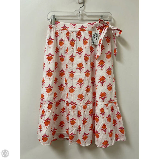 Skirt Midi By J. Crew In Floral Print, Size: Xs