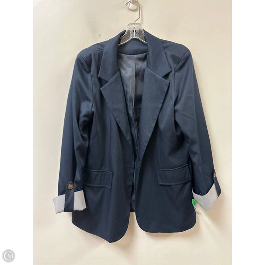 Blazer By Clothes Mentor In Navy, Size: 2x