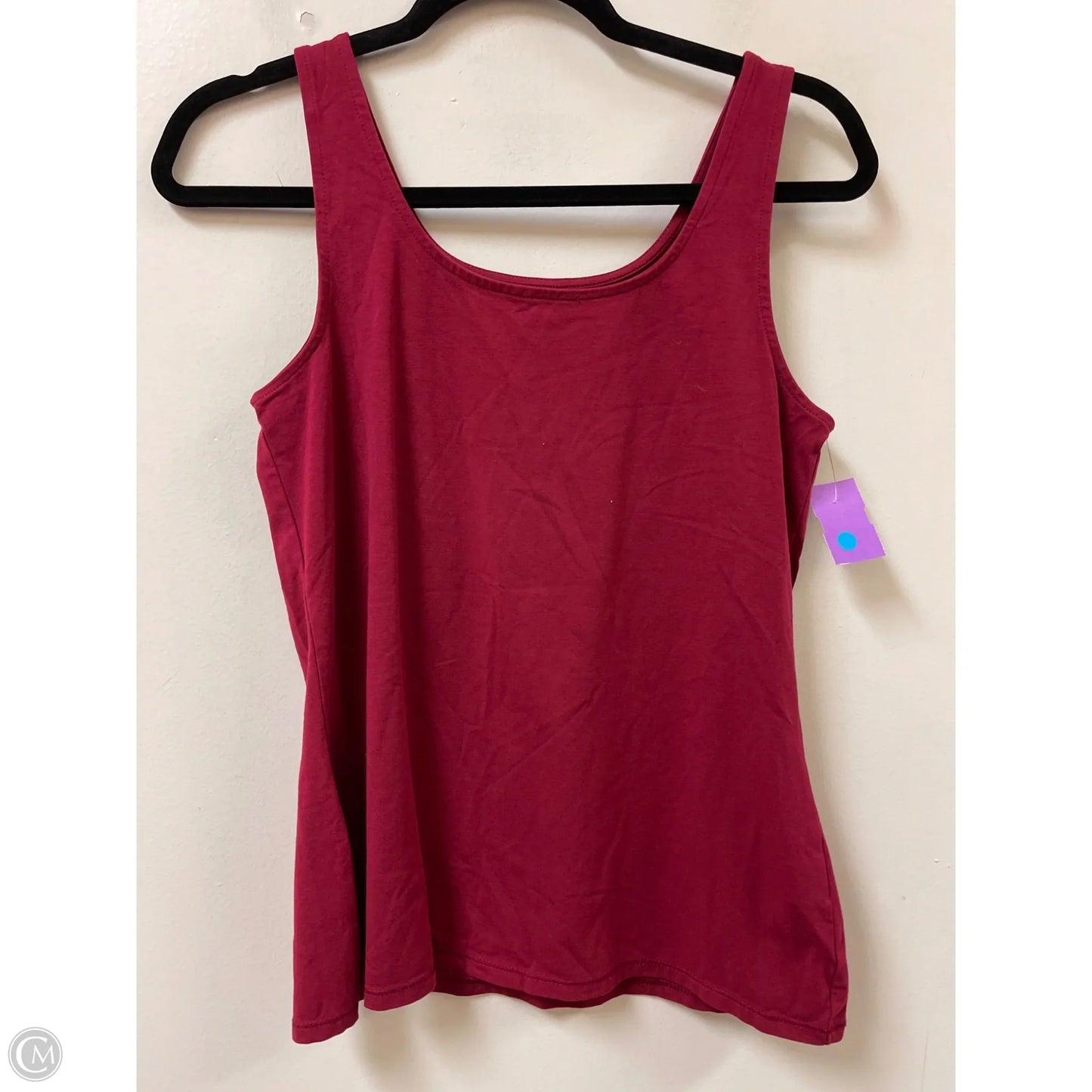 Top Sleeveless By J. Jill In Red, Size: M