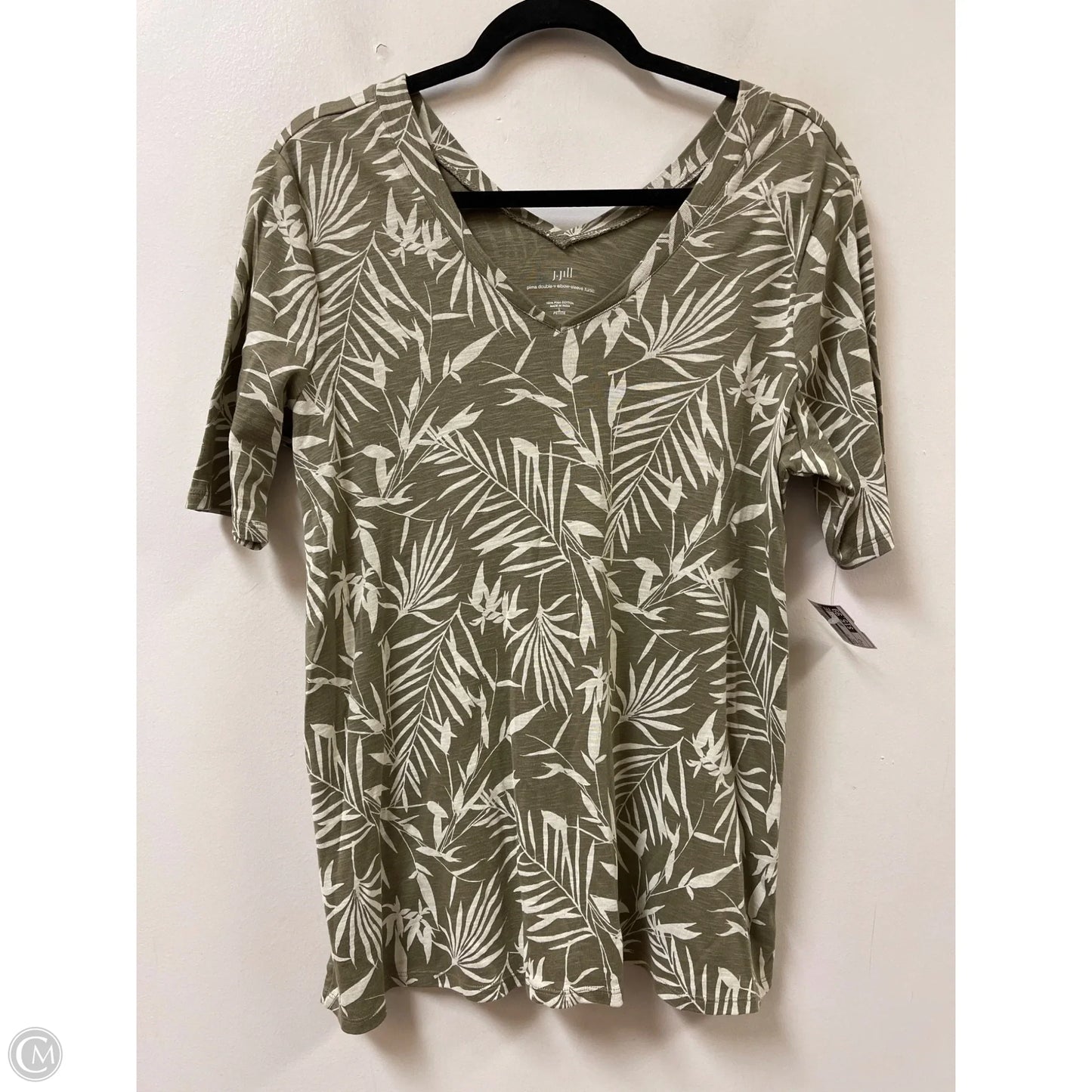 Tunic Short Sleeve By J. Jill In Green, Size: Lp