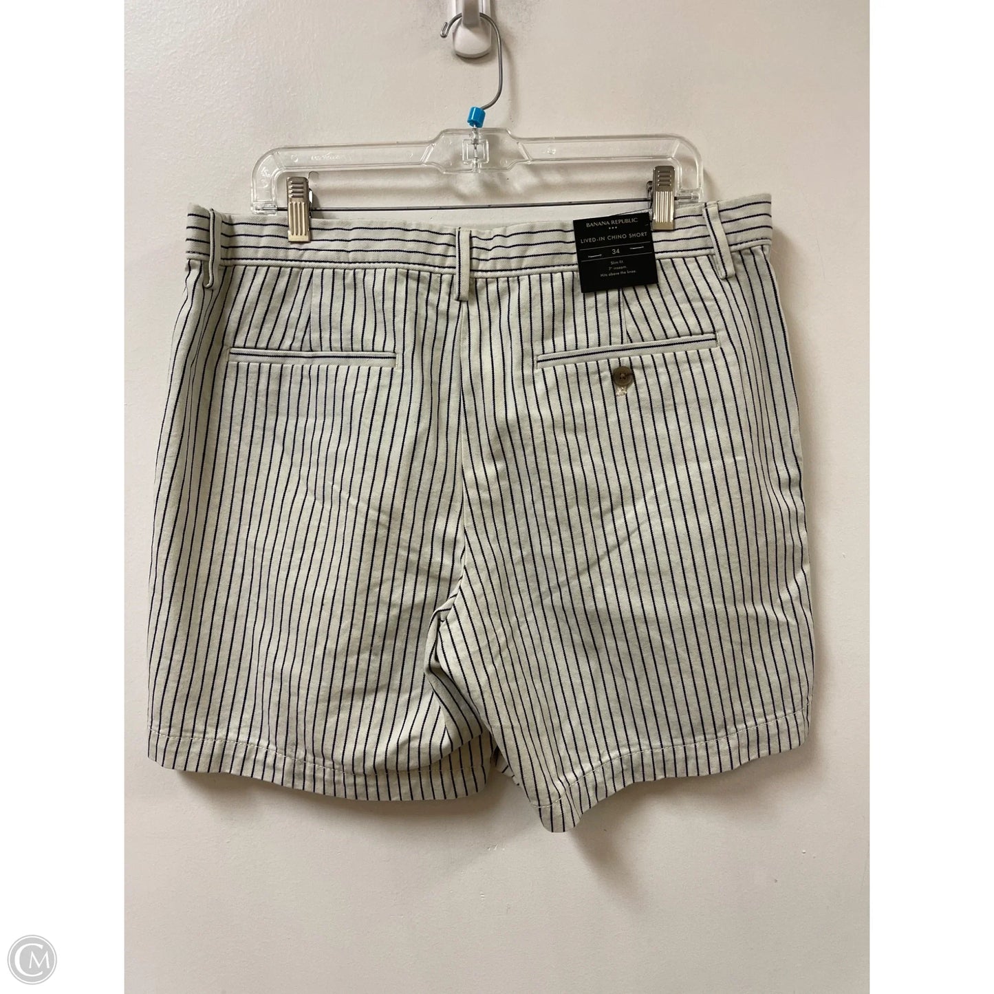 Shortalls By Banana Republic In Cream, Size: 18