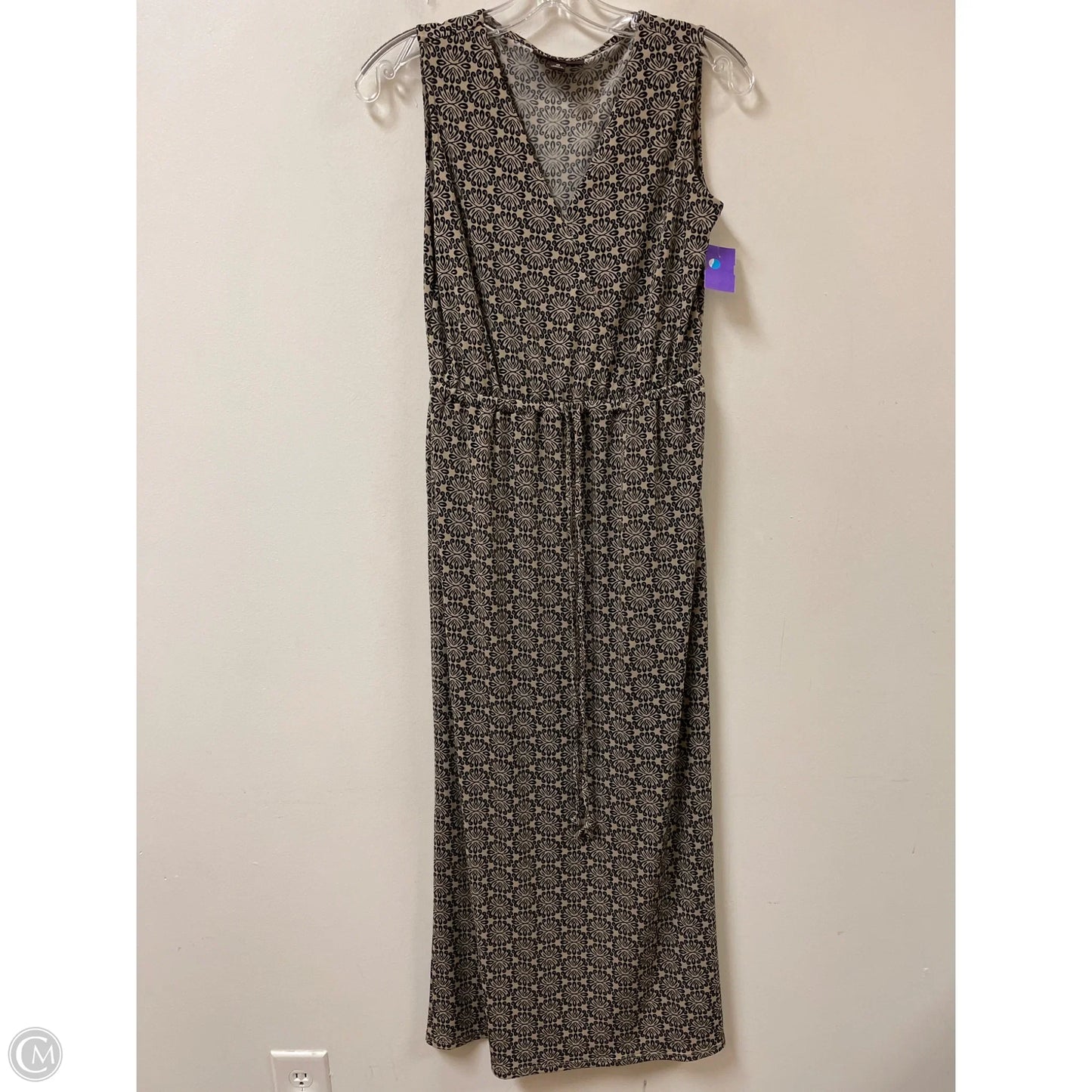 Dress Casual Maxi By Dana Buchman In Black & Cream, Size: Xs