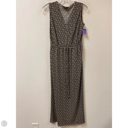 Dress Casual Maxi By Dana Buchman In Black & Cream, Size: Xs
