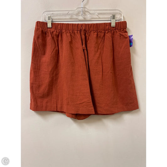 Shorts By Shein In Orange, Size: 16