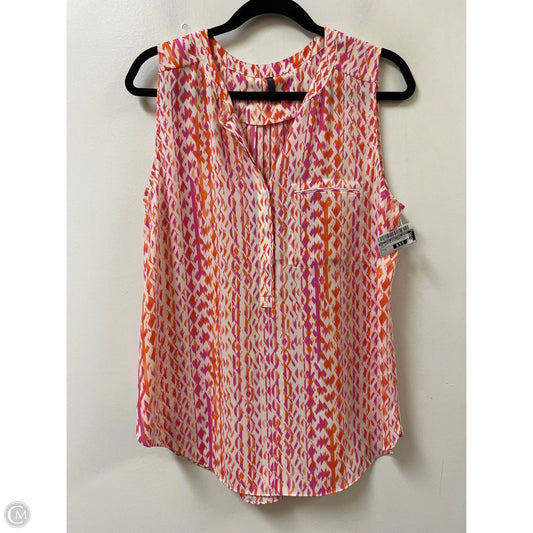Top Sleeveless By Not Your Daughters Jeans In Orange, Size: S