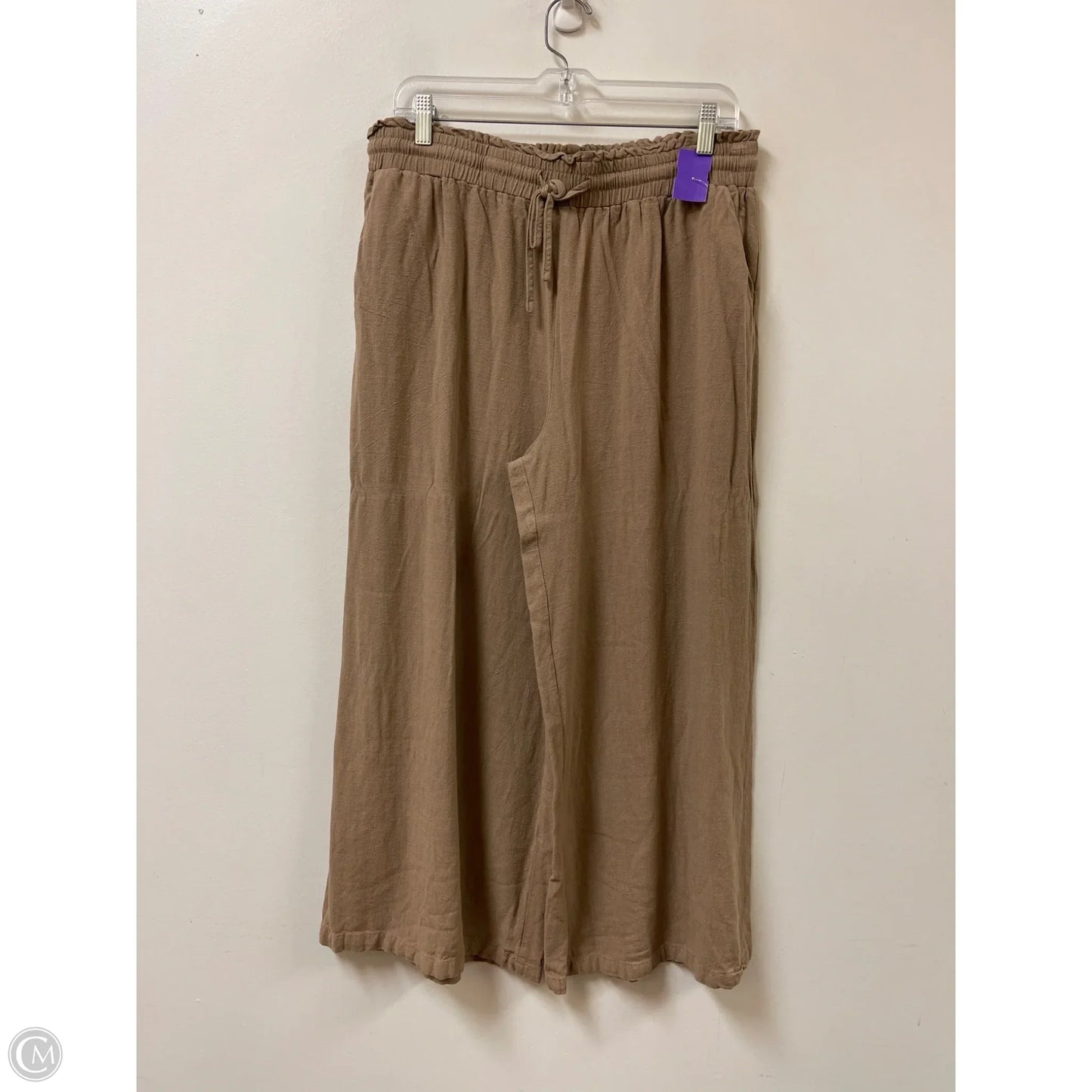 Pants Lounge By Clothes Mentor In Brown, Size: 16