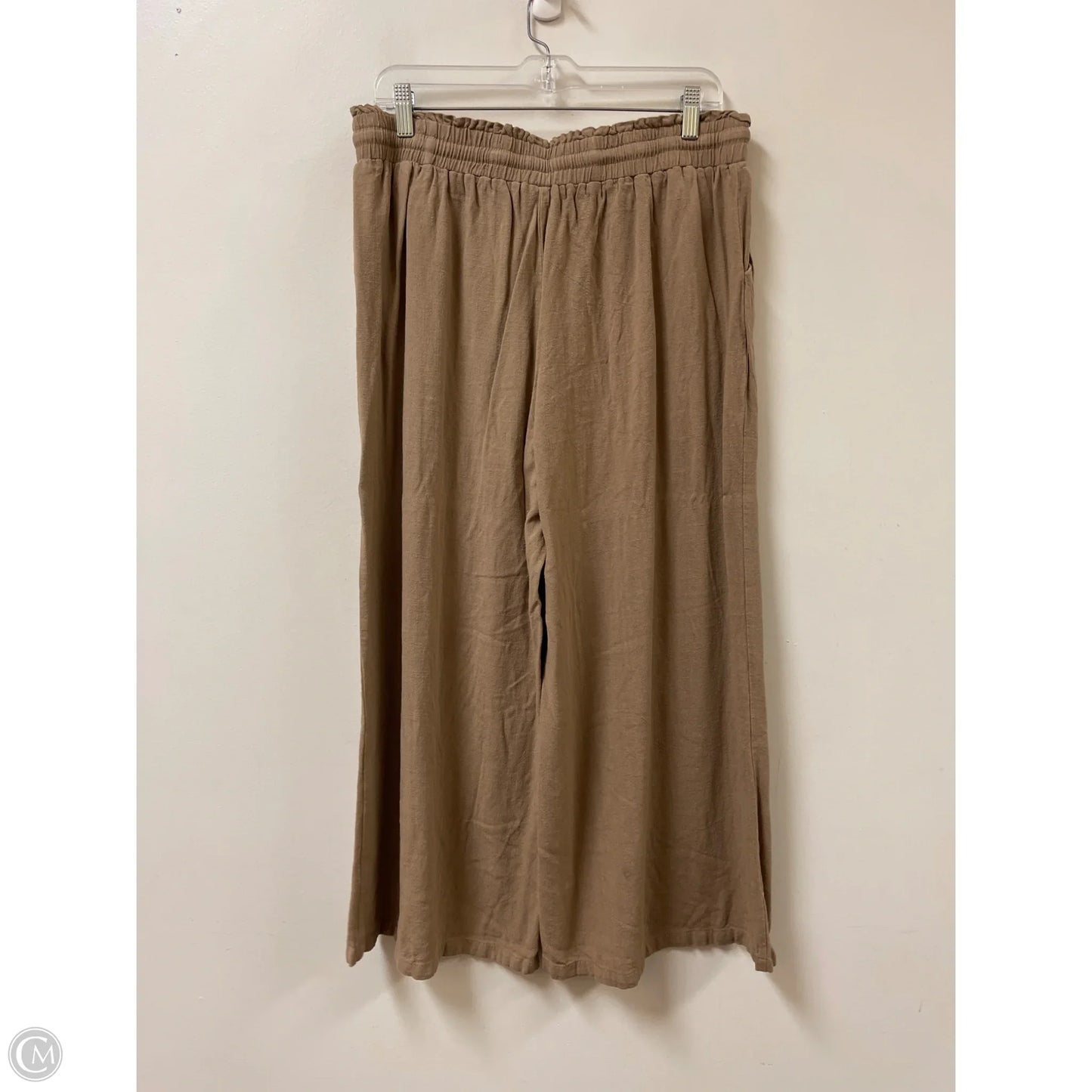 Pants Lounge By Clothes Mentor In Brown, Size: 16