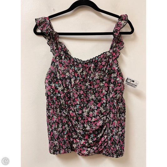 Top Sleeveless By Clothes Mentor In Pink, Size: 1x