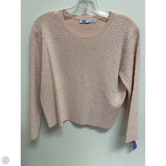 Sweater By Zara In Pink, Size: M