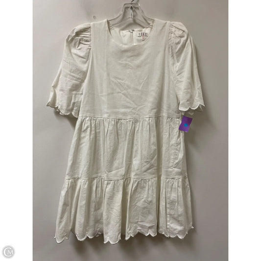 Dress Casual Midi By Tcec In White, Size: M