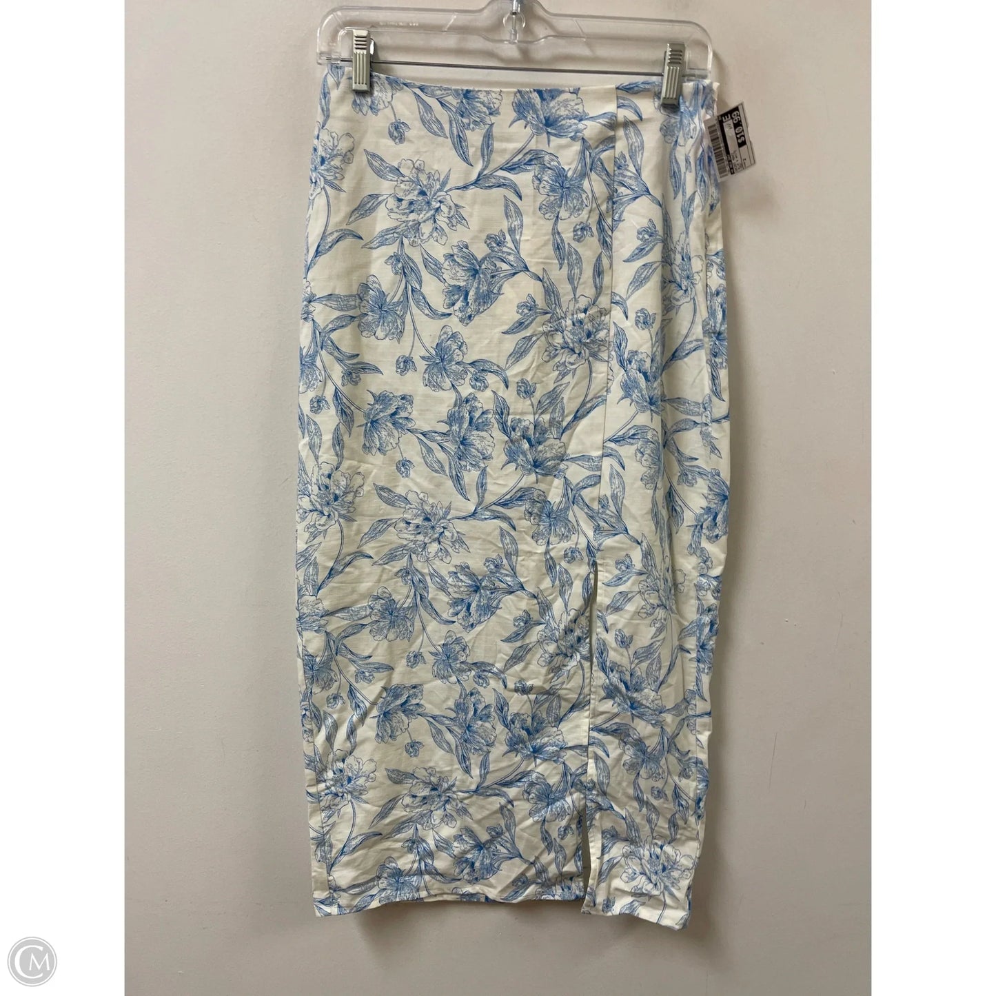 Skirt Maxi By A New Day In Blue & White, Size: 2