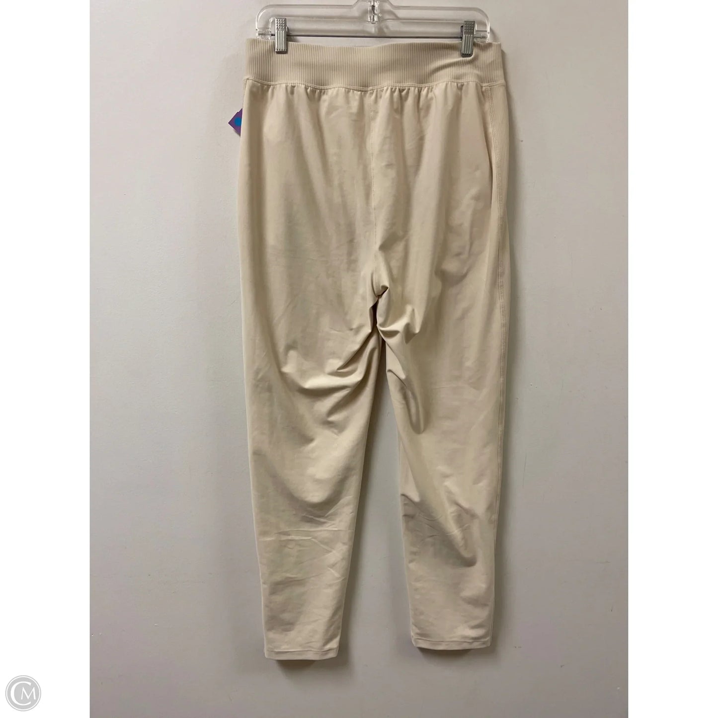 Athletic Pants By Clothes Mentor In Cream, Size: L