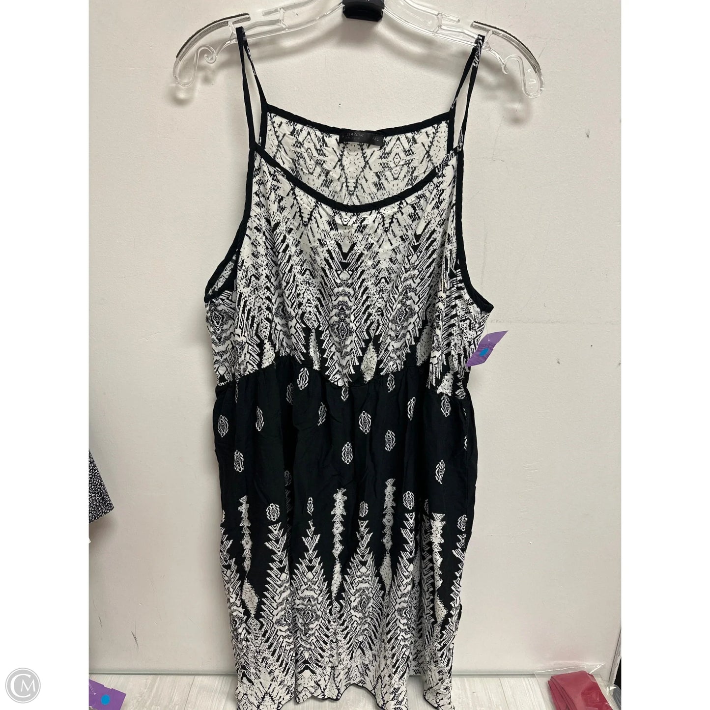 Dress Casual Short By Shein In Black, Size: 2x
