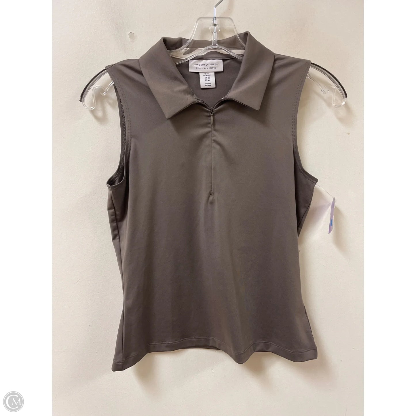 Athletic Tank Top By Sincerely Jules In Brown, Size: Xs