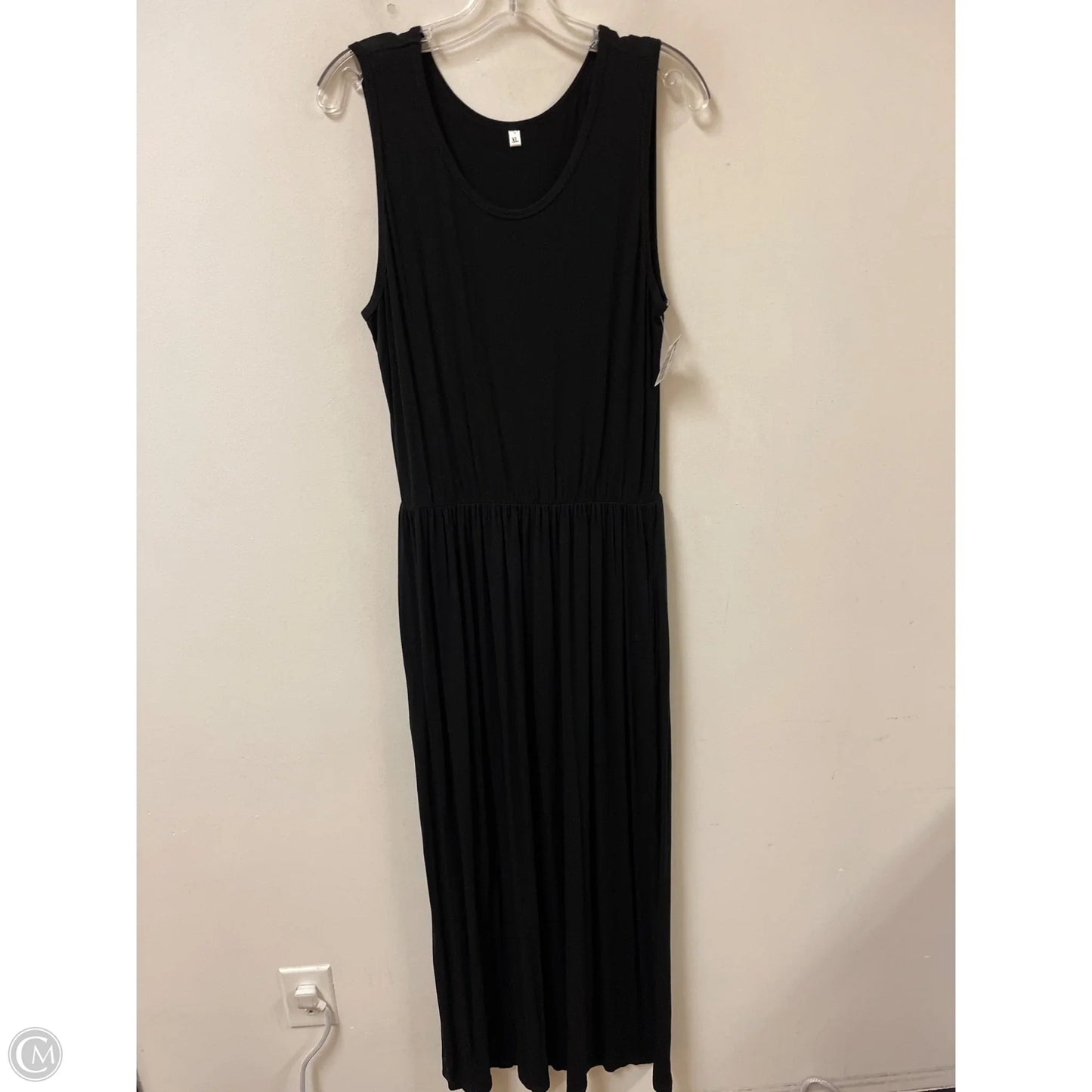 Dress Casual Maxi By Clothes Mentor In Black, Size: Xl
