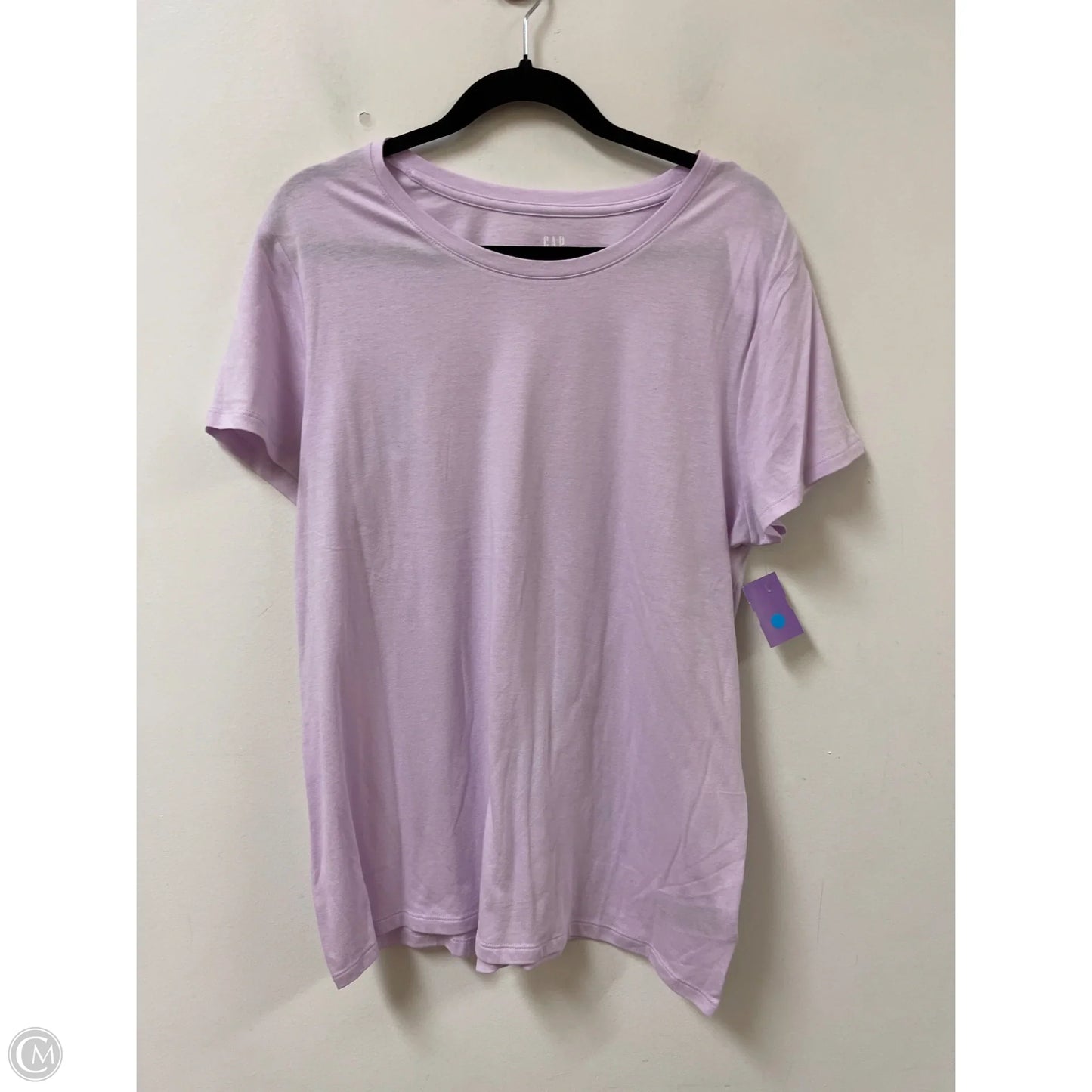 Top Short Sleeve By Gap In Purple, Size: Xl