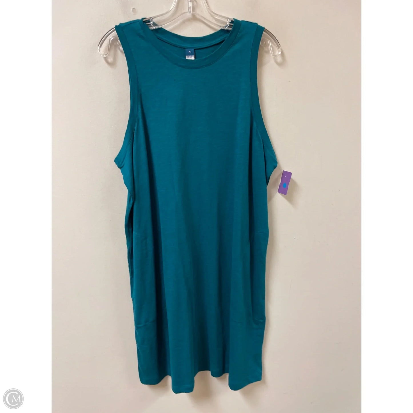 Dress Casual Midi By Old Navy In Green, Size: Xl