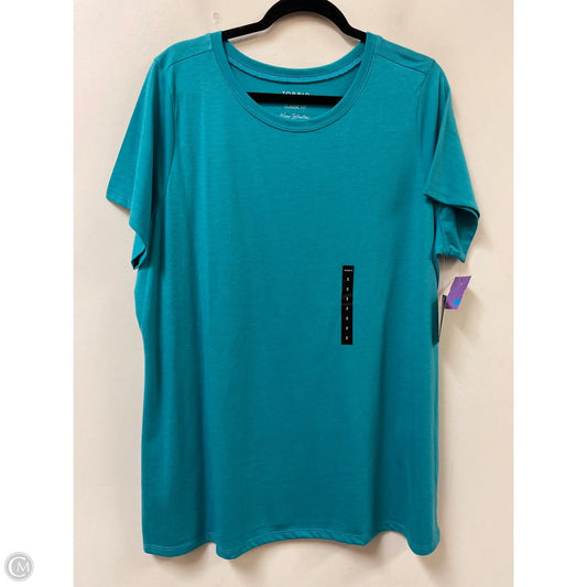 Top Short Sleeve By Torrid In Blue, Size: 2x