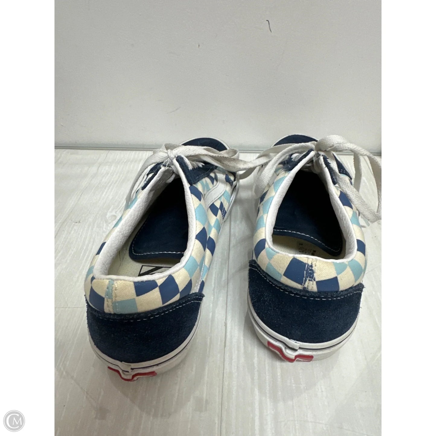 Shoes Athletic By Vans In Navy, Size: 9