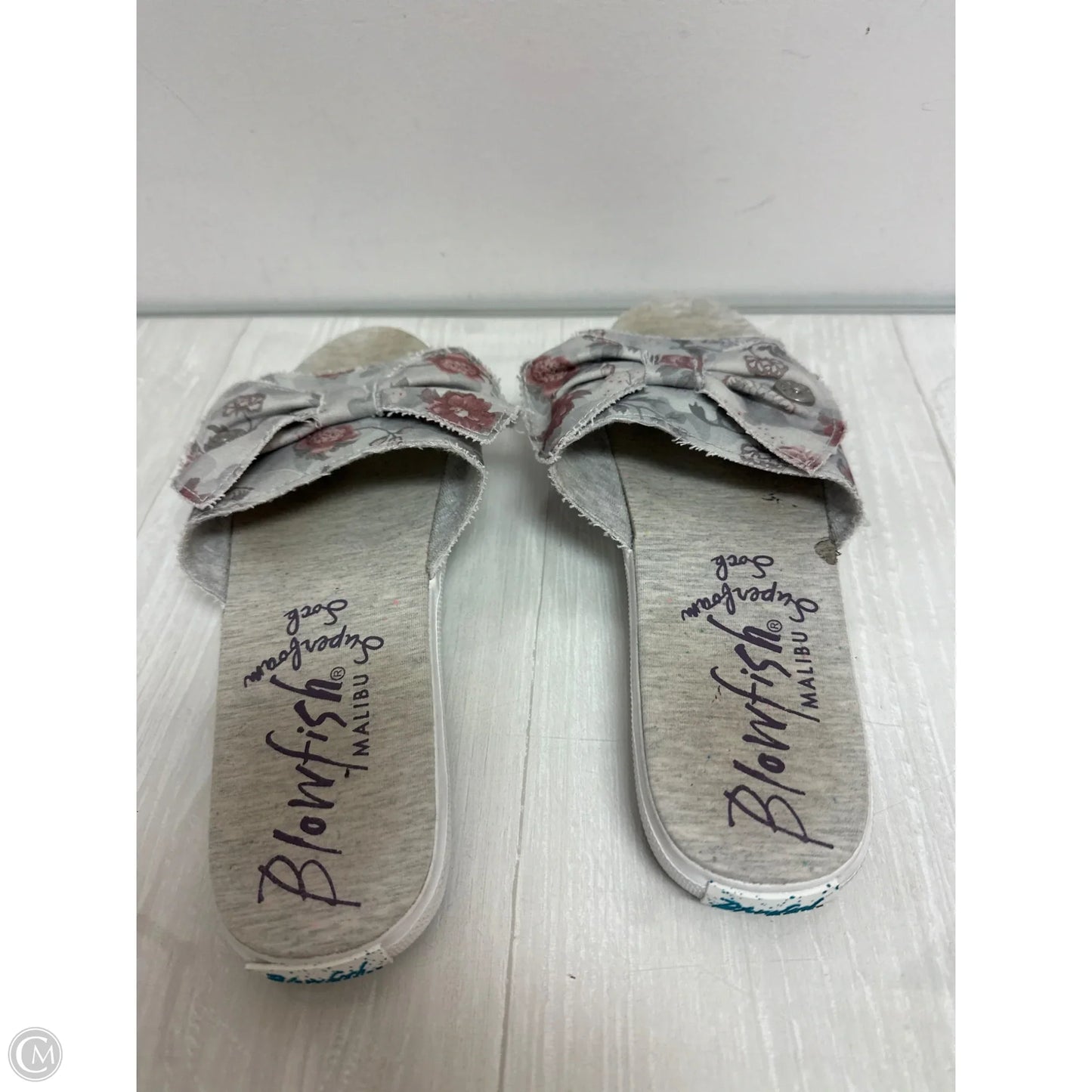 Sandals Flats By Blowfish In Grey, Size: 9.5