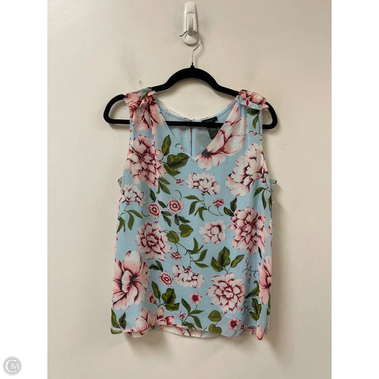 Top Sleeveless By Ann Taylor In Blue, Size: S