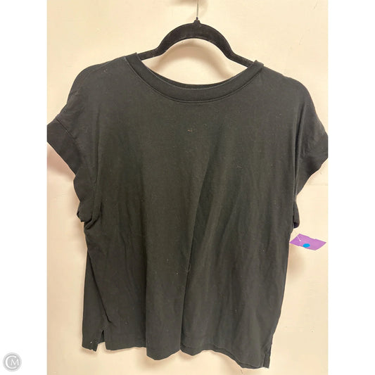 Top Short Sleeve By A New Day In Black, Size: L