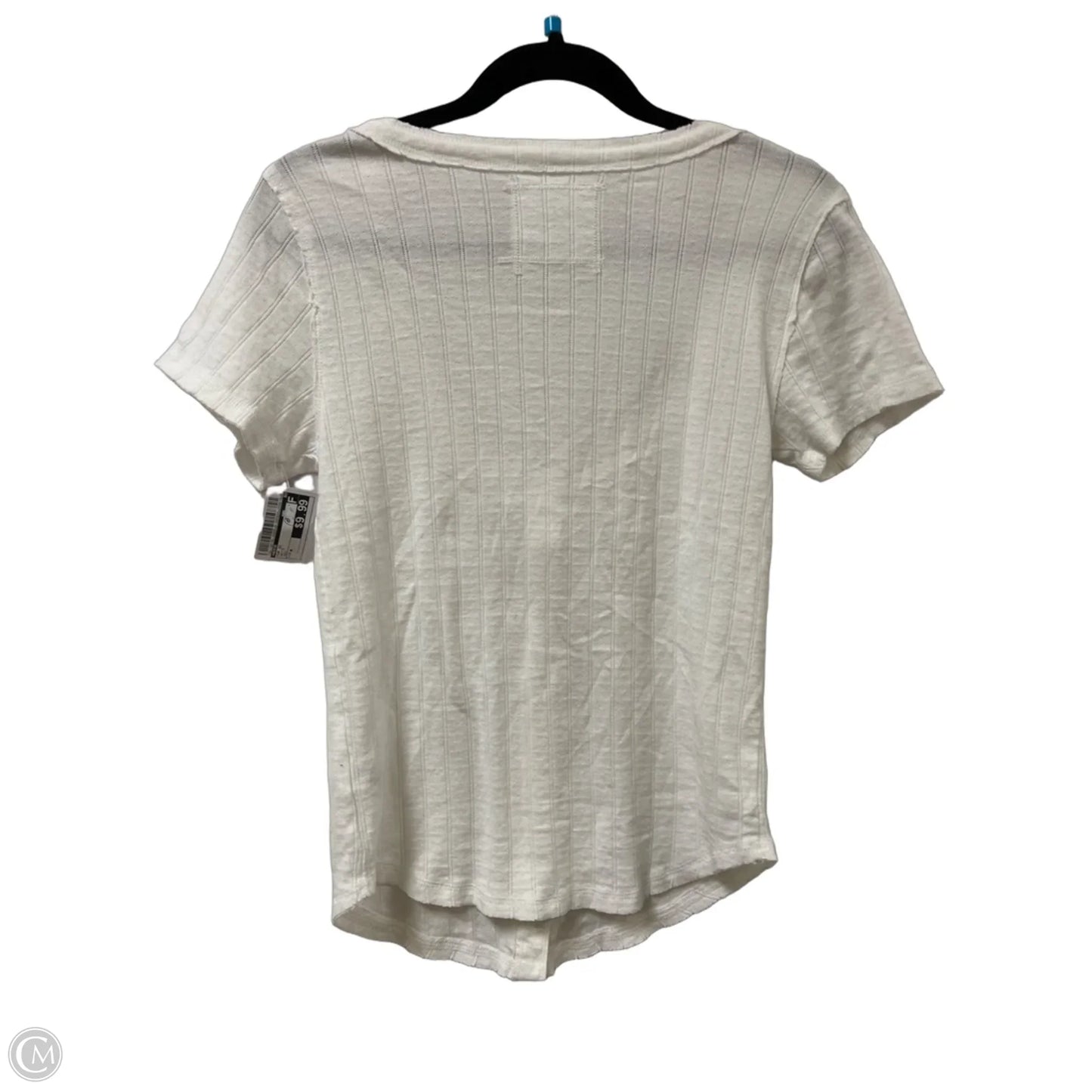 Top Short Sleeve By Aerie In White, Size: M