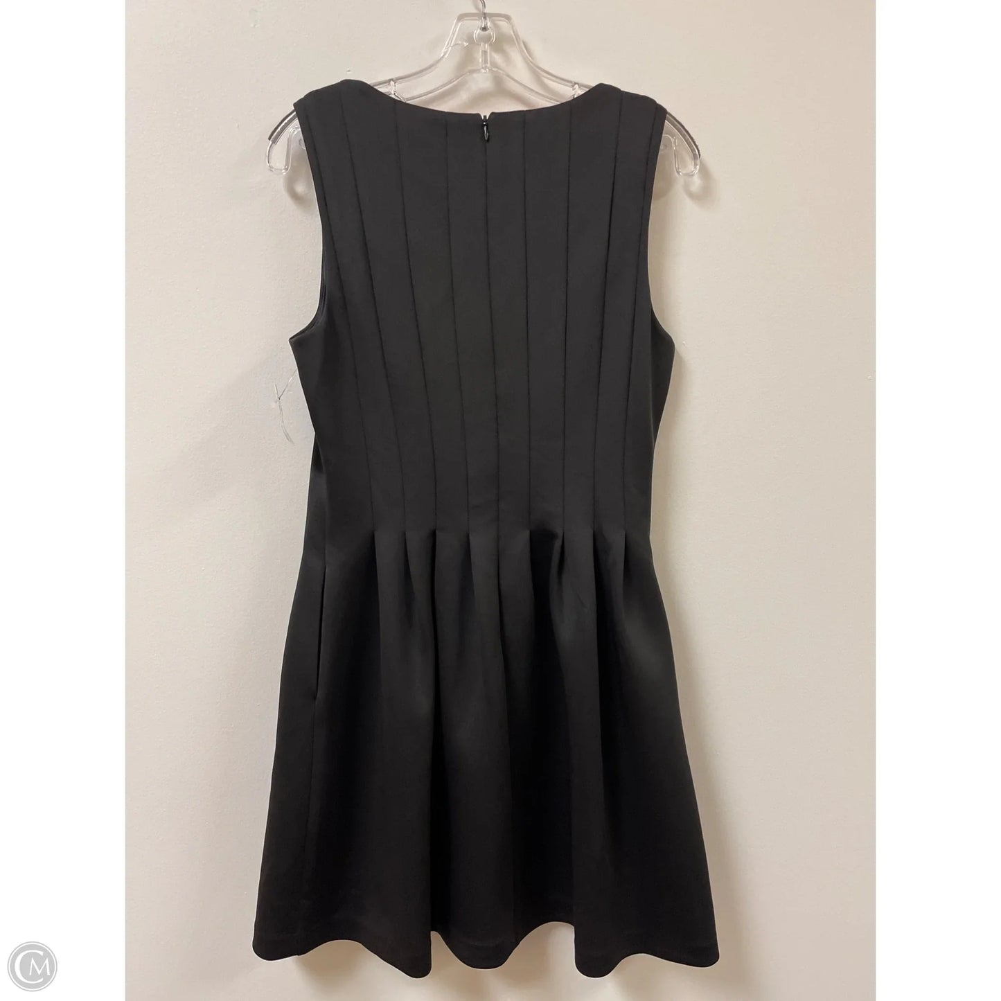 Dress Casual Midi By Vince Camuto In Black, Size: L