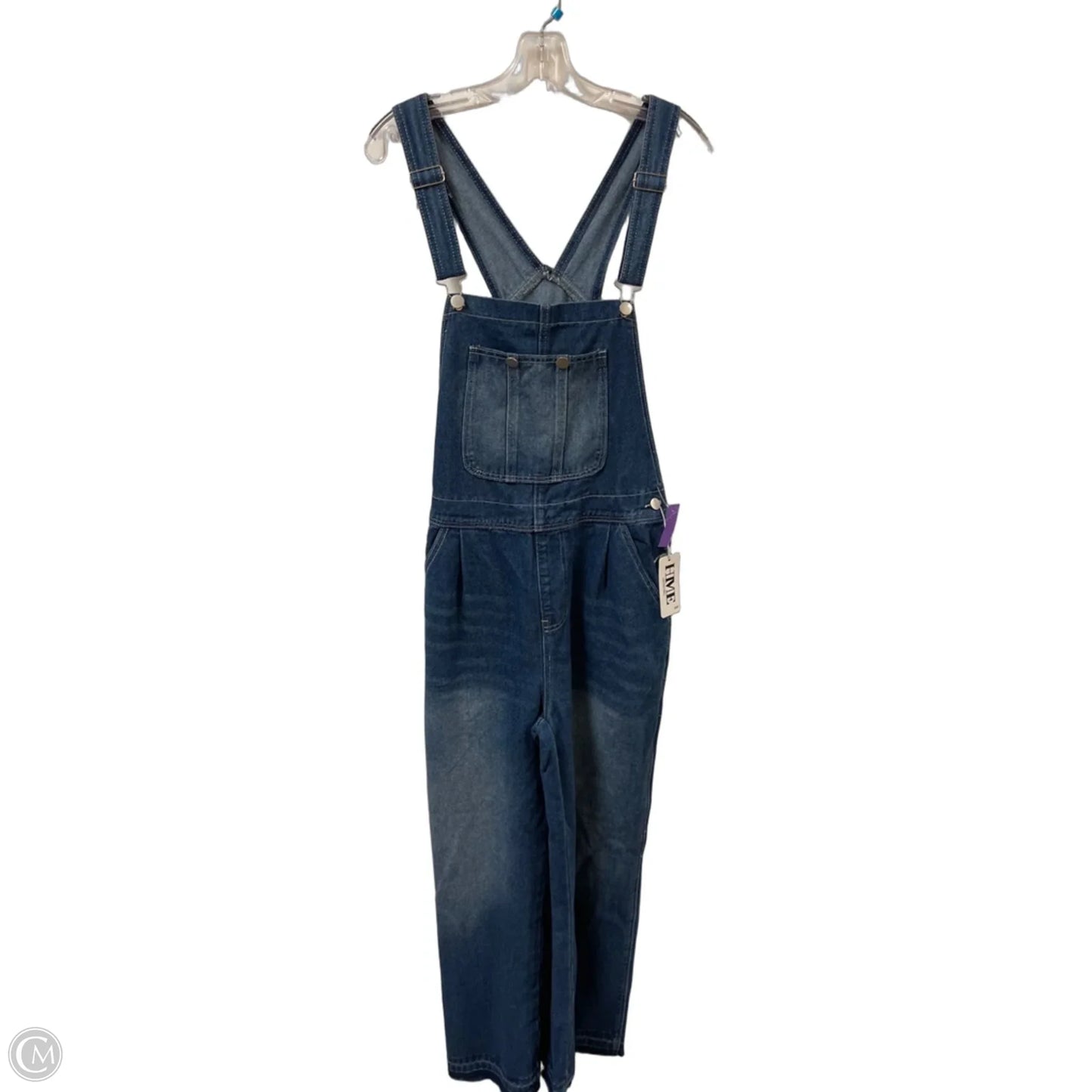 Overalls By Clothes Mentor In Blue Denim, Size: M