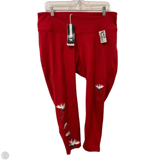 Athletic Leggings By Adidas In Rose Gold, Size: 2x