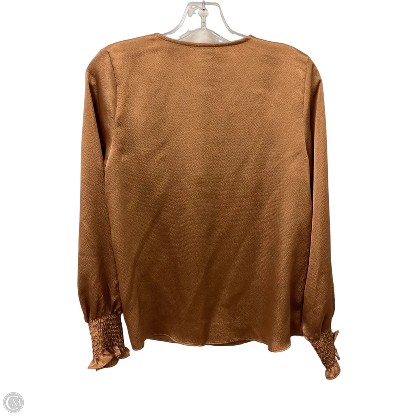 Top Long Sleeve By Worthington In Gold, Size: S