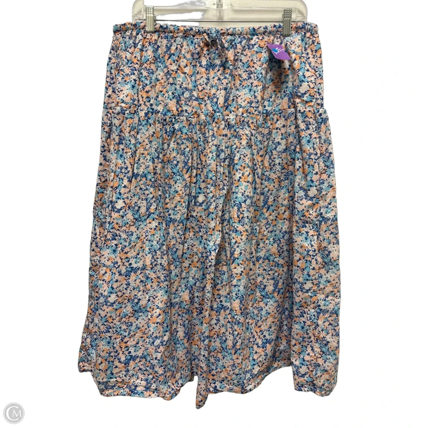 Skirt Maxi By Wonderly In Floral Print, Size: L