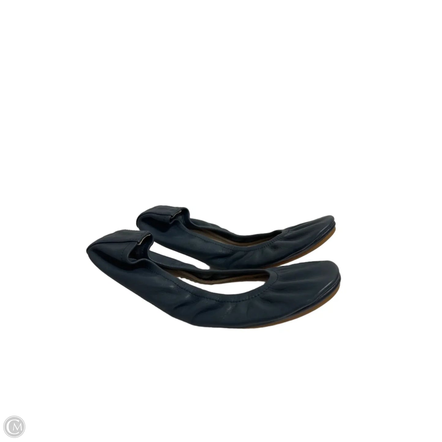 Sandals Flats By Clothes Mentor In Navy, Size: 7