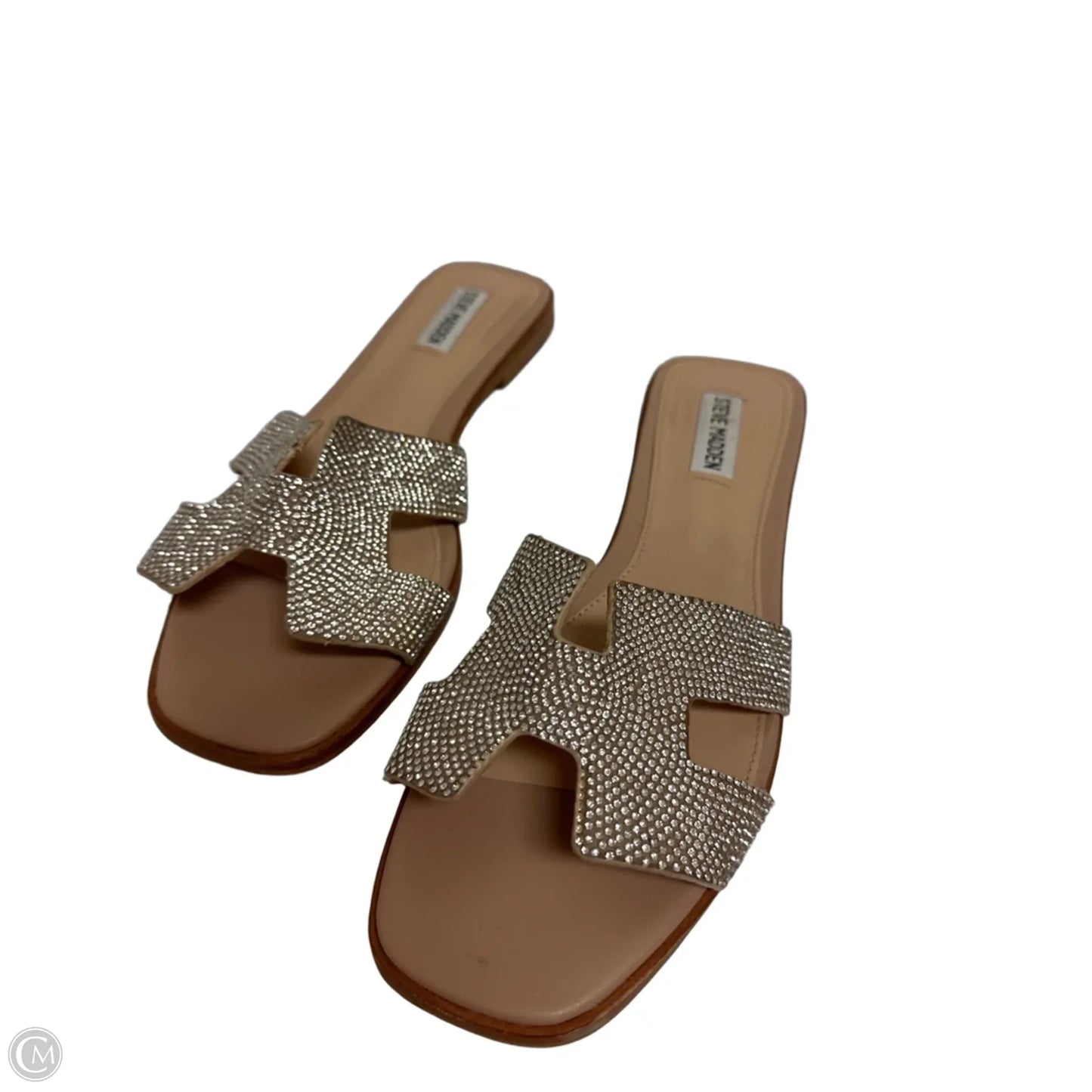 Shoes Flats By Steve Madden In Silver, Size: 10