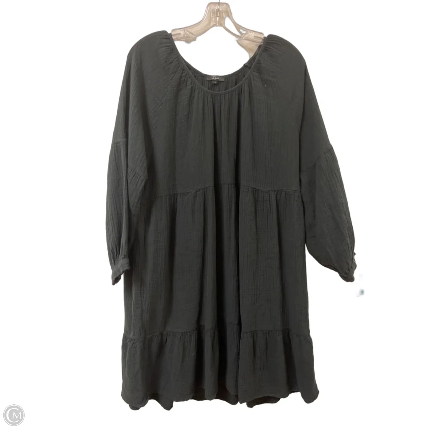 Dress Casual Midi By Rails In Black, Size: L