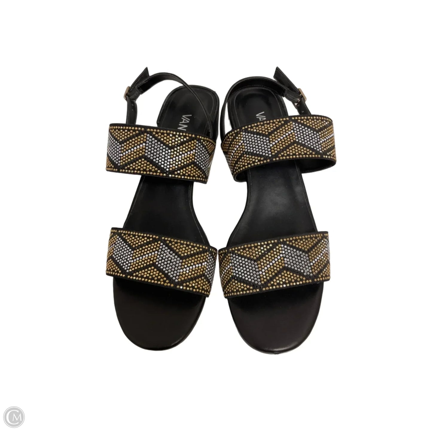 Shoes Flats By Vaneli In Gold & Silver, Size: 9