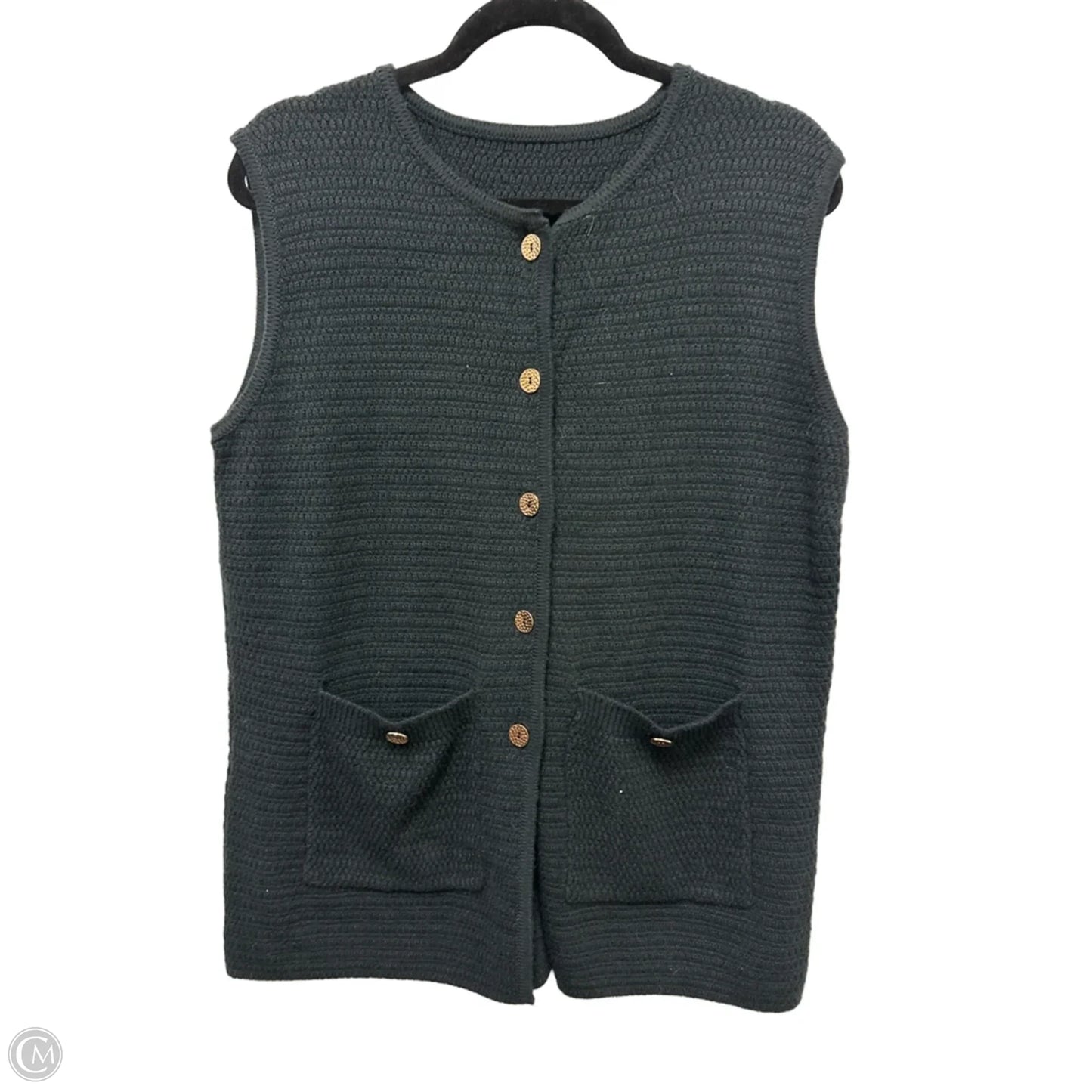 Sweater Short Sleeve By Clothes Mentor In Black, Size: 1x