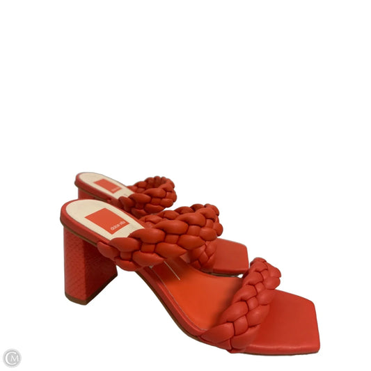 Shoes Heels Block By Dolce Vita In Orange, Size: 8