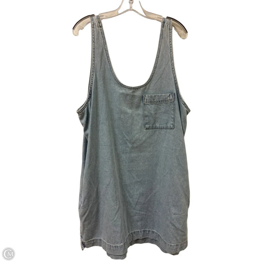 Dress Casual Midi By Universal Thread In Blue Denim, Size: Xl