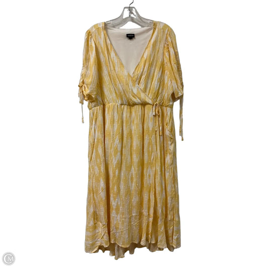Dress Casual Short By Torrid In Yellow, Size: 1x