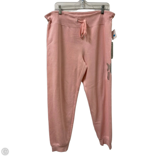 Athletic Pants By Dkny In Pink, Size: Xl