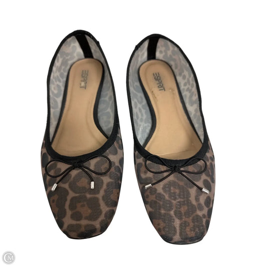 Shoes Flats By Esprit In Animal Print, Size: 7.5
