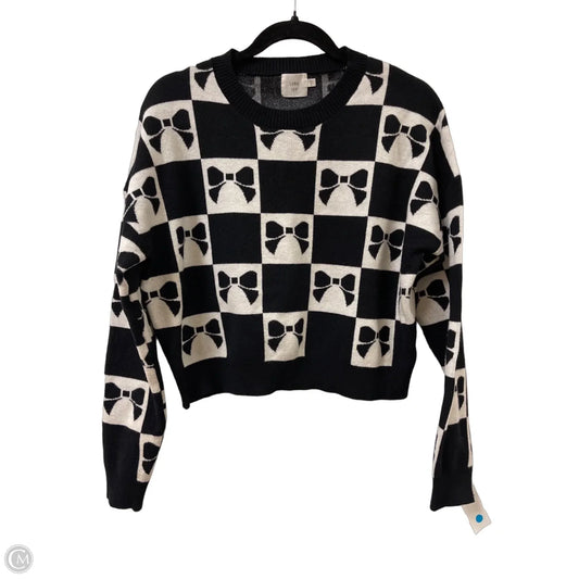 Sweater By Luna Ivy In Black & White, Size: S