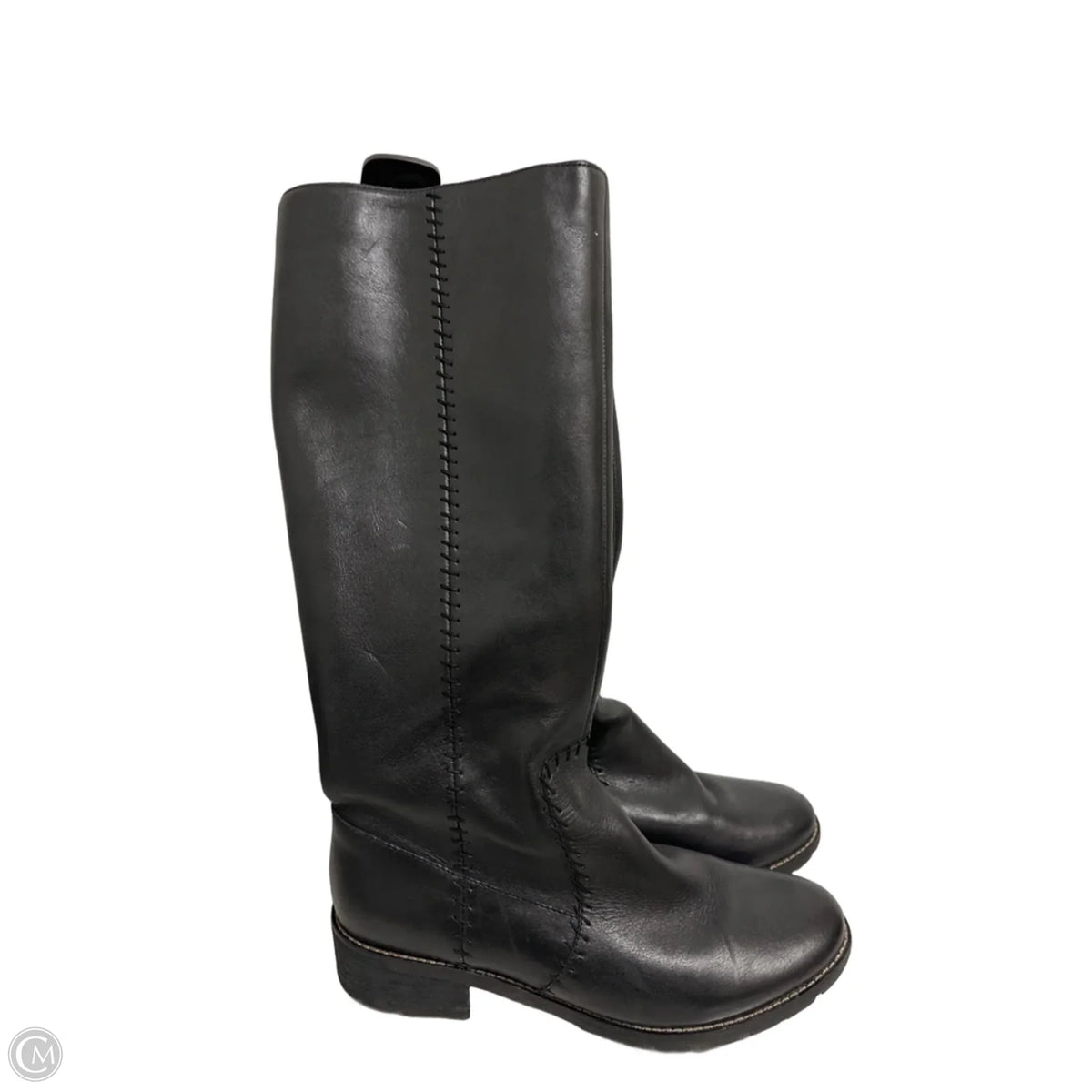 Boots Knee Heels By Sofft In Black, Size: 10