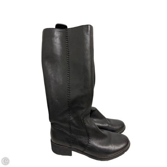 Boots Knee Heels By Sofft In Black, Size: 10