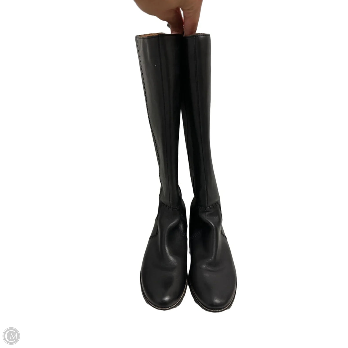 Boots Knee Heels By Sofft In Black, Size: 10